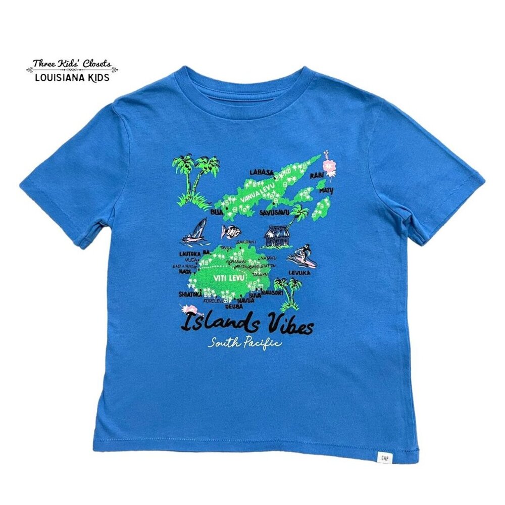 Gap Kids S South Pacific Island Vibes Graphic Tee Shirt